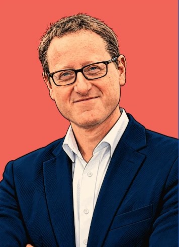 Illustrated portrait of Jonathan Freedland