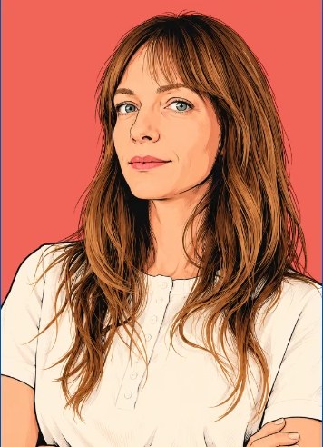 Illustrated portrait of Ruth Margalit